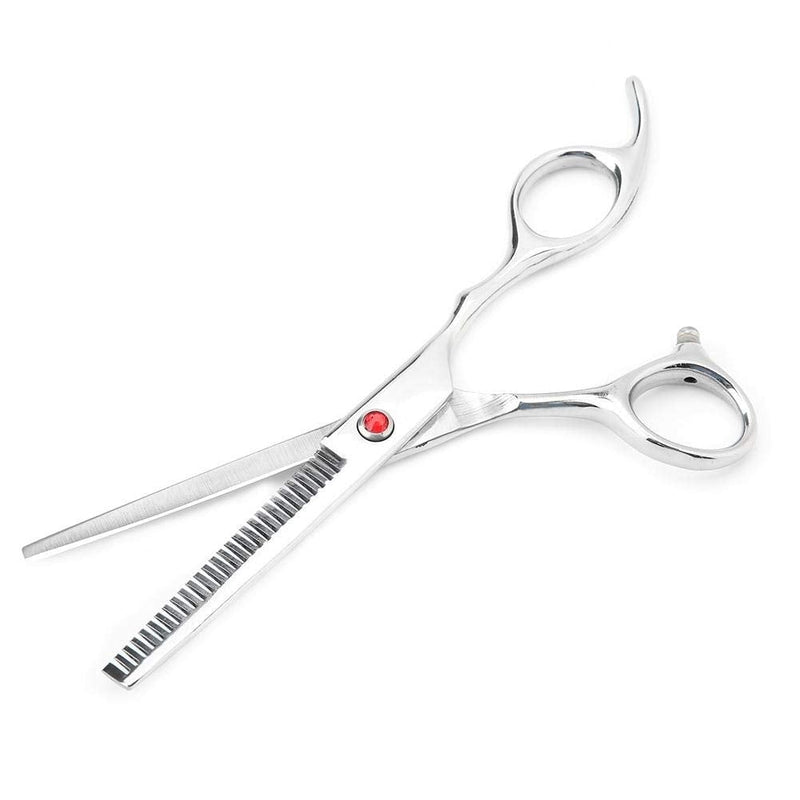 [Australia] - Professional Hair Cutting Thining Scissors Set Round Head Shears Baby Hairdressing Scissors Set for Baby Kids (Red) Red 