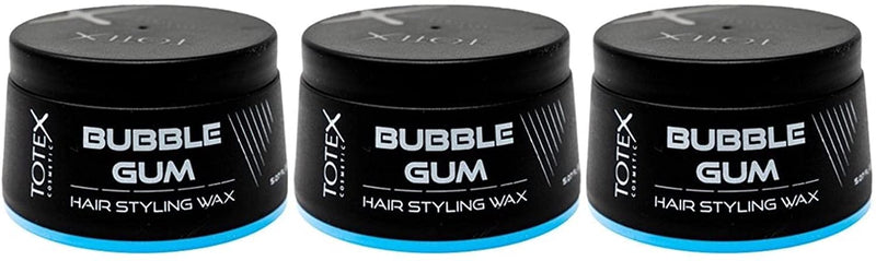 [Australia] - Totex Hair Styling Wax Bubblegum Regular Hold Paste Professional Barbers Men Care Bubble Gum Hair Wax 150ml (3 Pcs Offer) 
