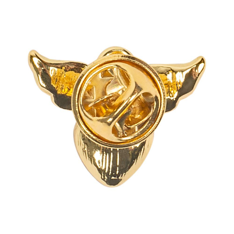 [Australia] - Roman 0.75 inches Angel Birthstone Gold Pin with Card (July, Light Red Crystal) 