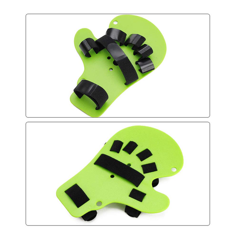 [Australia] - Hand Brace Resting Hand Splint Finger Stroke Recovery Equipment Finger Straightener Extender Hand Therapy Equipment with Finger Support ( Fit Right or Left Hand) 