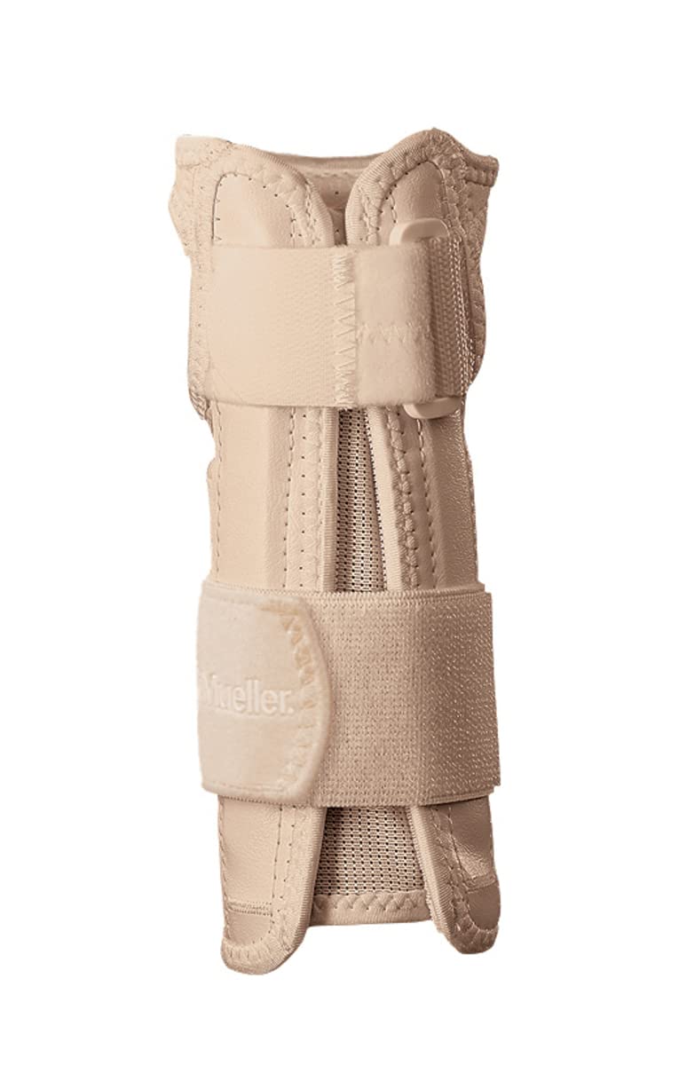 [Australia] - Mueller Sports Medicine Reversible Wrist Stabilizer with Splint, For Men and Women, Beige, L/XL Large/X-Large (Pack of 1) 