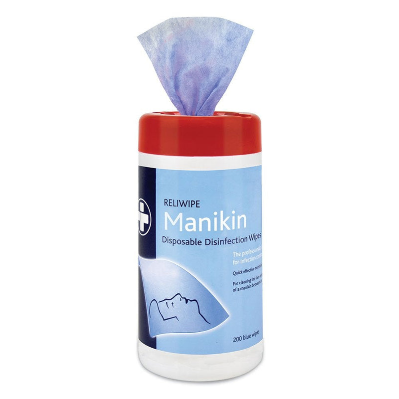 [Australia] - Reliance Medical Reliwipe 200 Disposable Manikin Wipes 