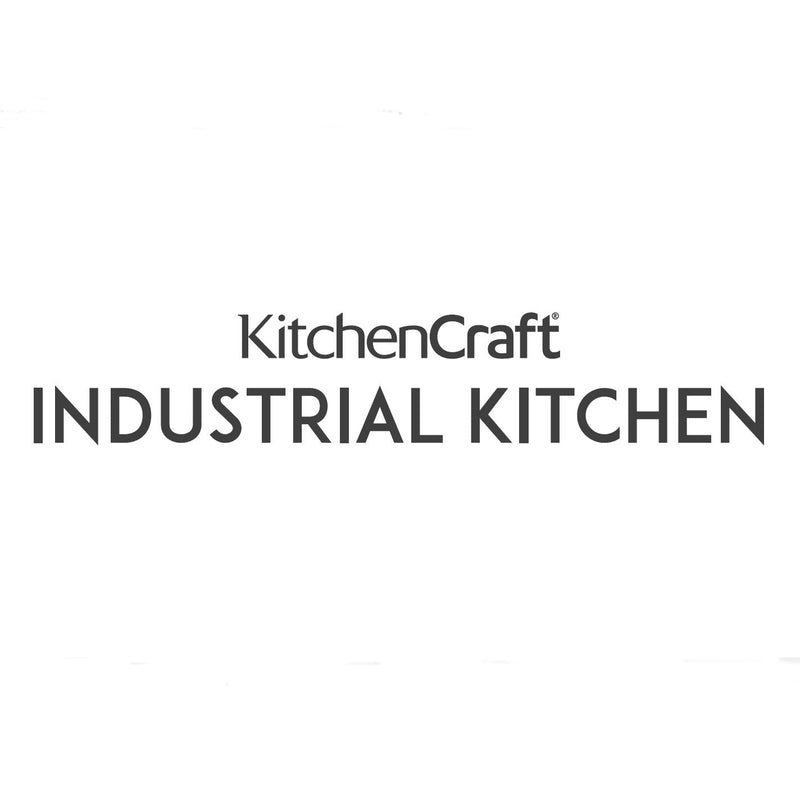 [Australia] - KitchenCraft INDUTENSIL Industrial Kitchen Vintage-Style Metal Utensil Holder, 13.5 x 14.5 cm (5.5” x 5.5”), Grey 
