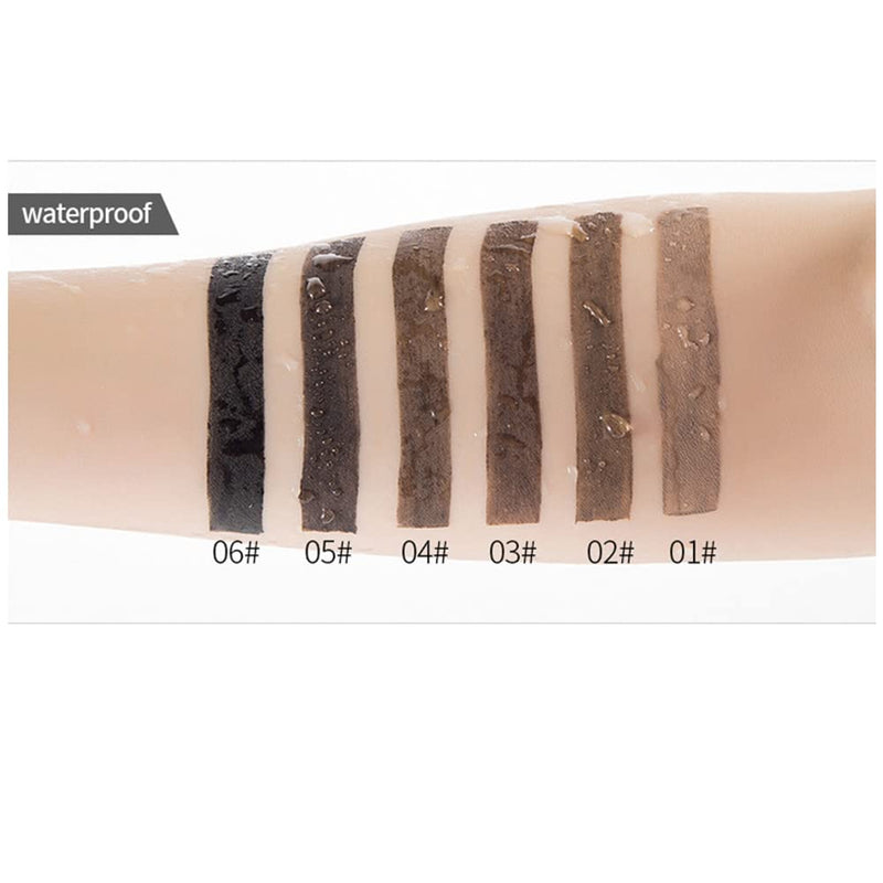 [Australia] - Professional Makeup Eyebrow Gel Long Lasting Waterproof Eyebrow Tattoo Makeup Tint Eyebrow Gel Cream (06#BLACK) BLACK 