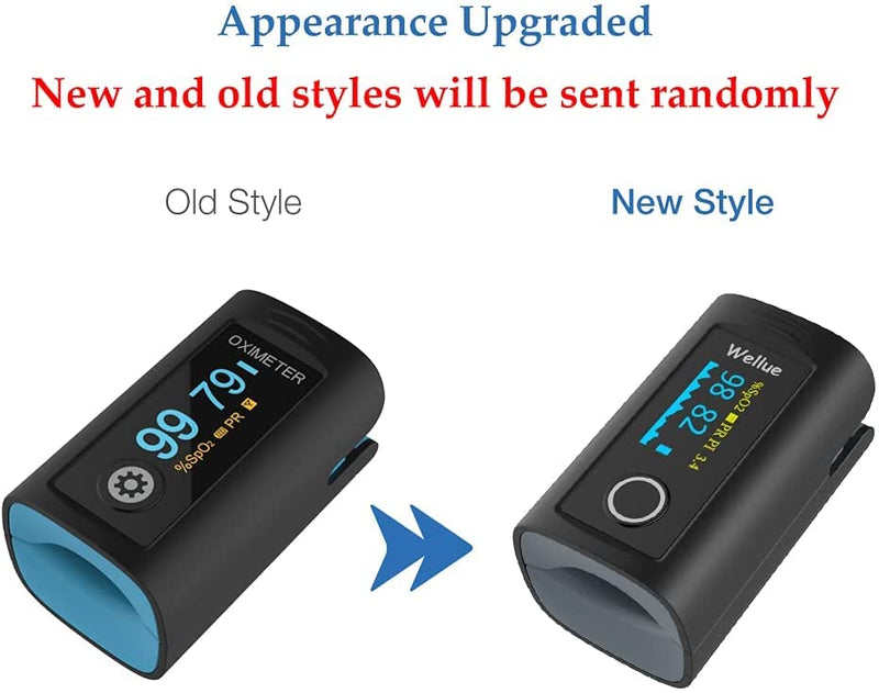 [Australia] - ViATOM Pulse Oximeter Approved UK Bulit-in Storage,Blood Oxygen Monitor Finger Adult for Heart Rate and SpO2 with Alarm, Batteries, Carry Bag & Lanyard 