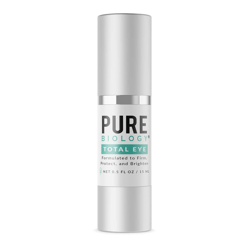 [Australia] - Pure Biology Premium Total Eye Cream Serum - Anti Aging Vitamin C, E & Hyaluronic Acid Reduce Dark Circles, Puffiness, Under Eye Bags, Wrinkles & Fine Lines for Men & Women (0.5 oz) 0.5 Fl Oz (Pack of 1) 