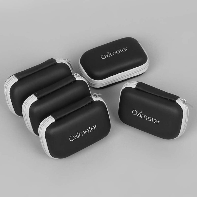 [Australia] - VOSAREA EVA Oximeter Storage Bag Fingertip Pulse Oximeter Protective Case Organizer Portable Zipper Carry Pouch Box for Blood Oxygen Saturation Monitor 