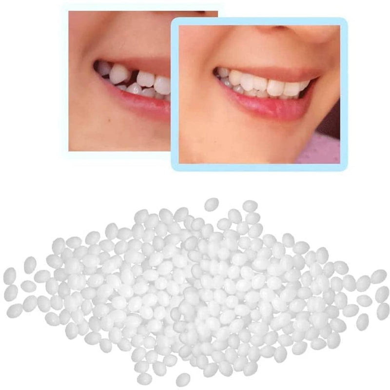 [Australia] - Temporary Tooth Repair Kits,Dental Repair Denture Repair Beads for Temporary Fixing Filling Missing Broken Tooth Moldable Fake Teeth 