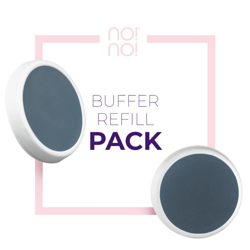 [Australia] - no!no! Large Buffer Refill Pack - Hair Removal for Women - Remove Hair Quickly and Painlessly - 2 ct. 