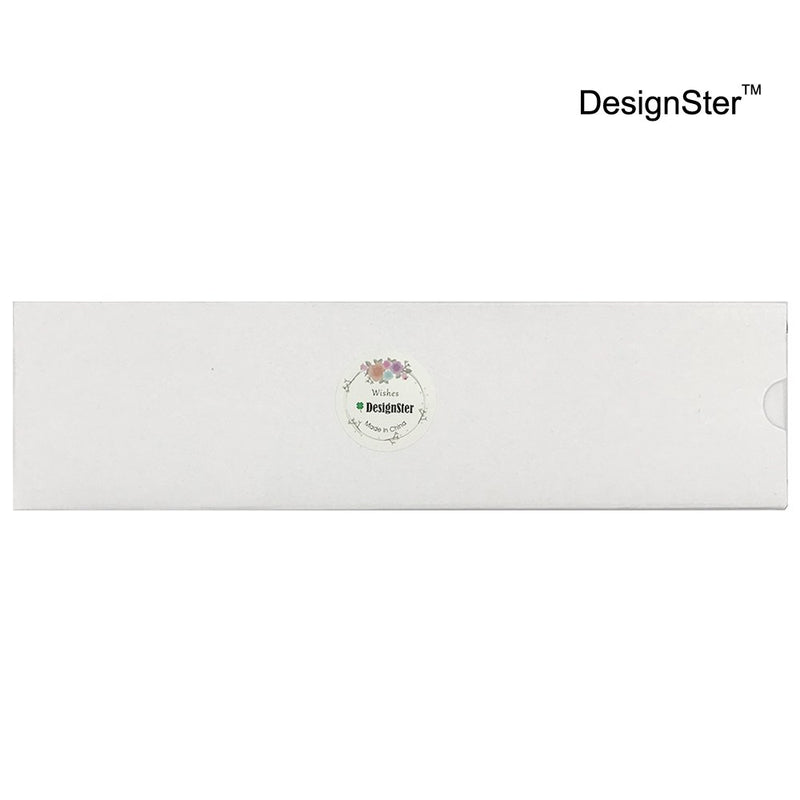 [Australia] - DesignSter Hollow Sapphire Blue Velvet Necklace Box - Long Chain Necklace Storage Case Jewelry Packaging Gift Box 