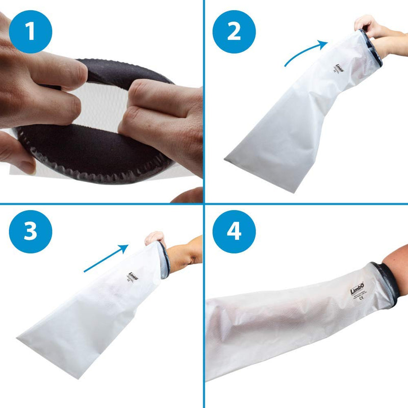 [Australia] - LimbO Waterproof Protectors Cast and Dressing Cover - Child Full Arm 2 to 3 Yrs (FA23: 16-22 cm Upper Arm Circ.) FA23: 2-3 Yrs 