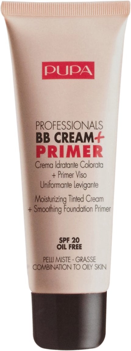 [Australia] - PUPA Milano Professionals BB Cream + Primer, Combination - Oily Skin 50 ml Light-Medium 