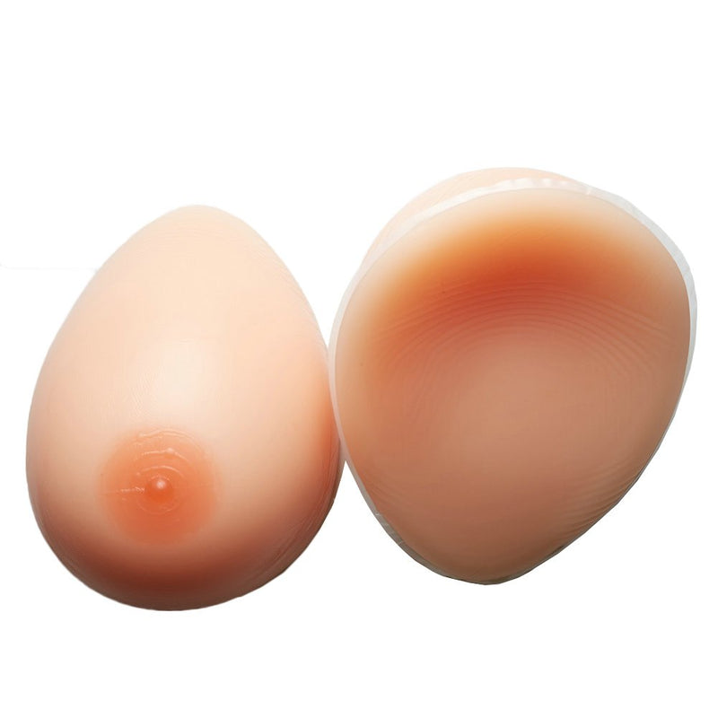 [Australia] - 1 Piece Silicone Breast Form Artificial False Breast for Mastectomy Prosthesis,C Cup 400g 