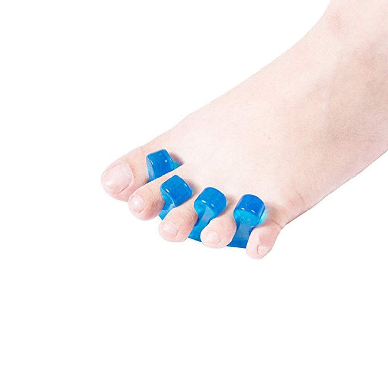 [Australia] - 2 Pairs Toe Separator and Stretchers Silicone Yoga Foot Bunion Corrector Spreader Pain Relief Straightener Foot Care M 
