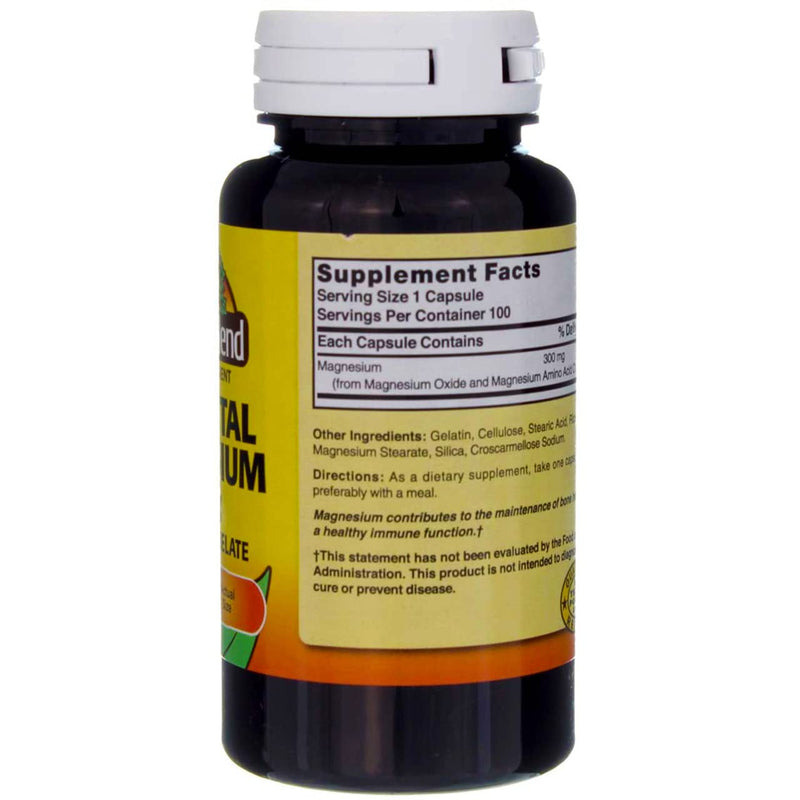 [Australia] - Nature's Blend Elemental Magnesium Amino Acid Chelate 300 mg, 100 Count 