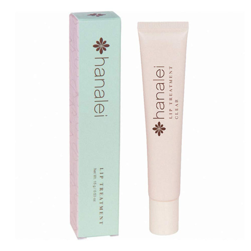 [Australia] - Cruelty-Free and Paraben-Free Lip Treatment to Soothe Dry Lips by Hanalei – Made with Kukui Oil, Shea Butter, Grapeseed Oil – Made in USA – Clear/No Tint – Full Size (15g/15ml/0.53oz) 0.53 Ounce (Pack of 1) 