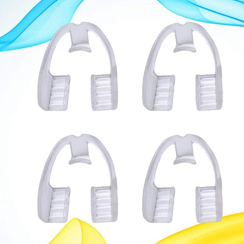 [Australia] - BESPORTBLE Mouth Guard for Teeth Grinding - Teeth Grinding Guard Night Guard Teeth Grinding for Adults Men Women Stops Bruxism 4Pcs 