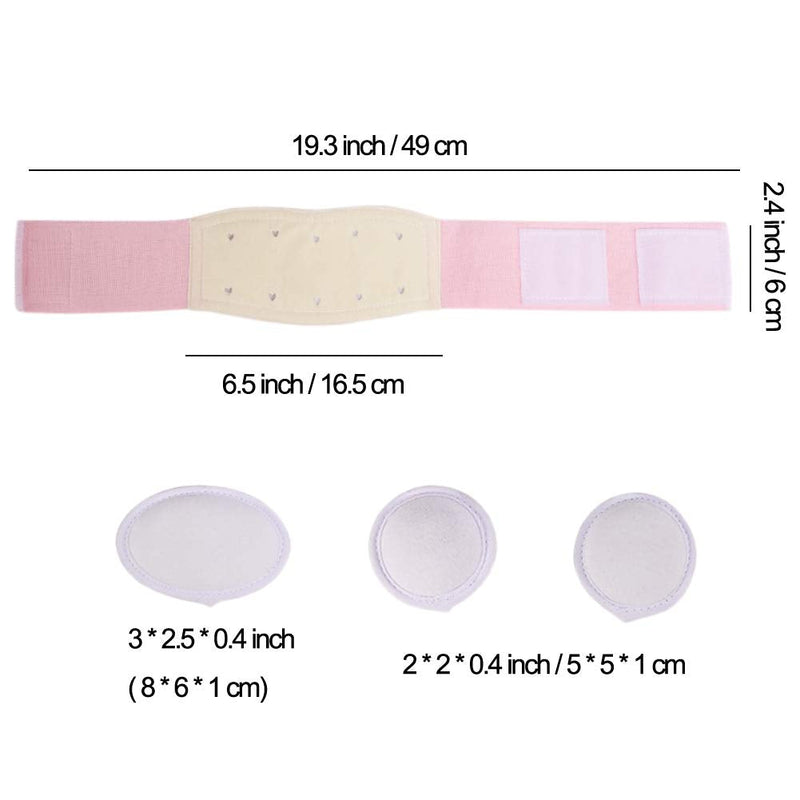 [Australia] - Umbilical Hernia Belt for Baby and Child Belly Band-Medical Newborn Infant Supplies Adjustable Wrap Navel Hernia Truss Belt-Button Band Infant Abdominal Binder Hernia Truss Support Belly Band (Pink) Pink 