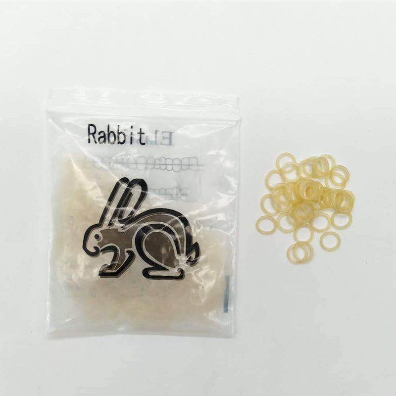 [Australia] - Angzhili 2 Packs Dental Elastic Rubber Bands Orthodontic Elastics Braces Teeth Gap (Rabbit 3/16") Rabbit 3/16" 