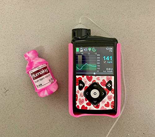 [Australia] - VIAL SAFE Insulin Bottle Protector Case/Sleeve for Diabetes, Never Risk Breaking Your Insulin Vial, Reusable, Durable, Flexible Silicone Protective Sleeve, 2-Pack (Short), Tie Dye Pink 2-Pack Short 