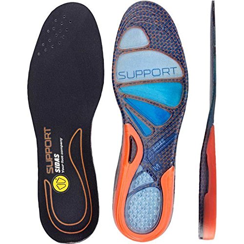[Australia] - Sidas Joint Support Gel Cushioning Insole, unisex, Cushioning Gel Support, Blue/Orange S : 37-38 Blue / Orange 