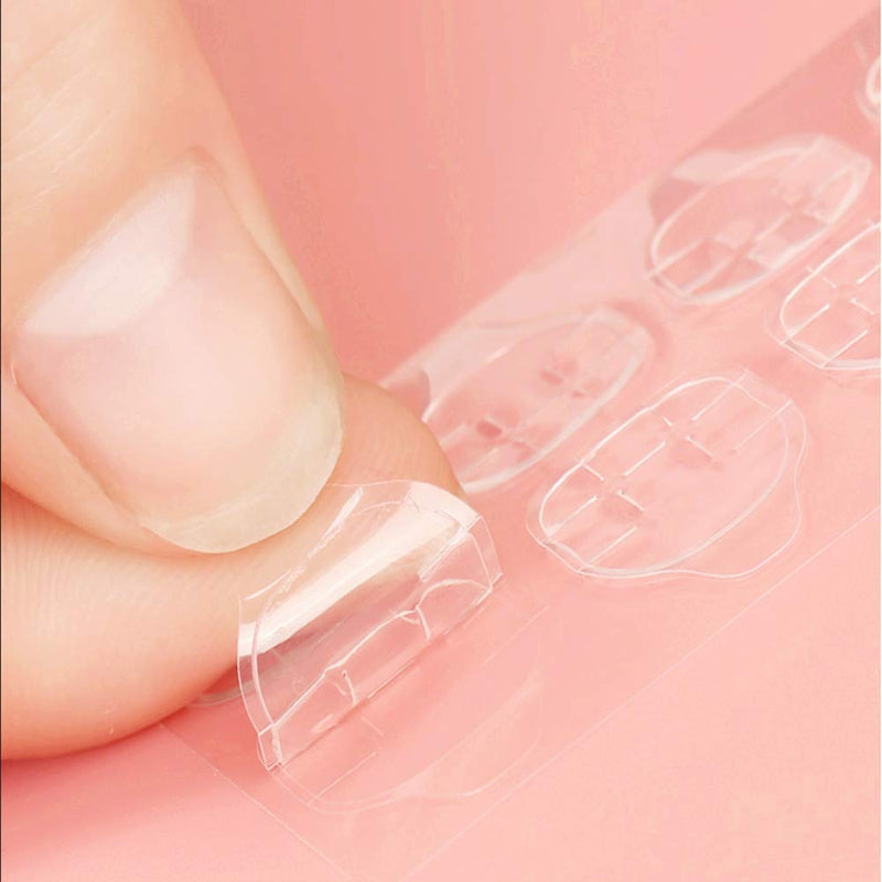 [Australia] - Ivtor 10 Sheets Waterproof Breathable Jelly Double Sided Adhesive Tabs Nail Glue Sticker False Nail Tips… 