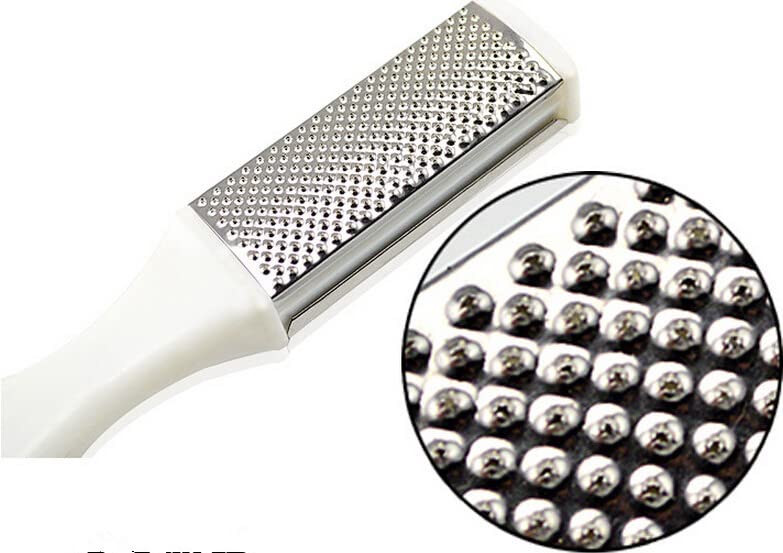 [Australia] - J.J Store® Pedicure Foot Rasp File Scruber Hard Dead Rough Skin Callus Remover 2-Side Safe Metal Foot File Pedicure Callus Remover 