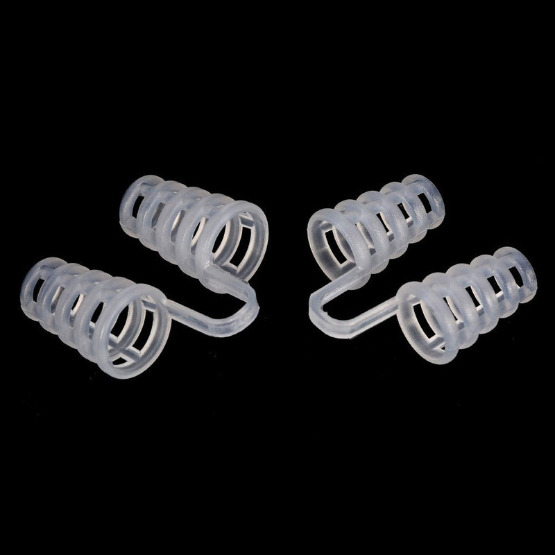 [Australia] - Fournyaa Snoring Stopper, Snoring Clip, Nose Cones, Hollowed-out 4PCS for Smoothly Breath Sleep Anti-snore Device Sleeping Aid Stopper 