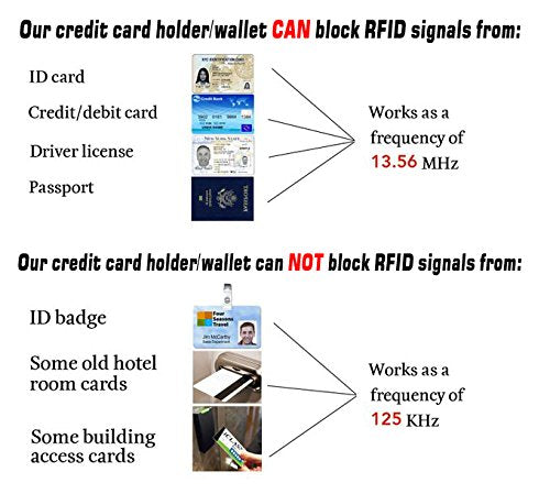 [Australia] - DKER Genuine Leather Mini Credit Card Case Organizer Compact Wallet with ID Window Black 
