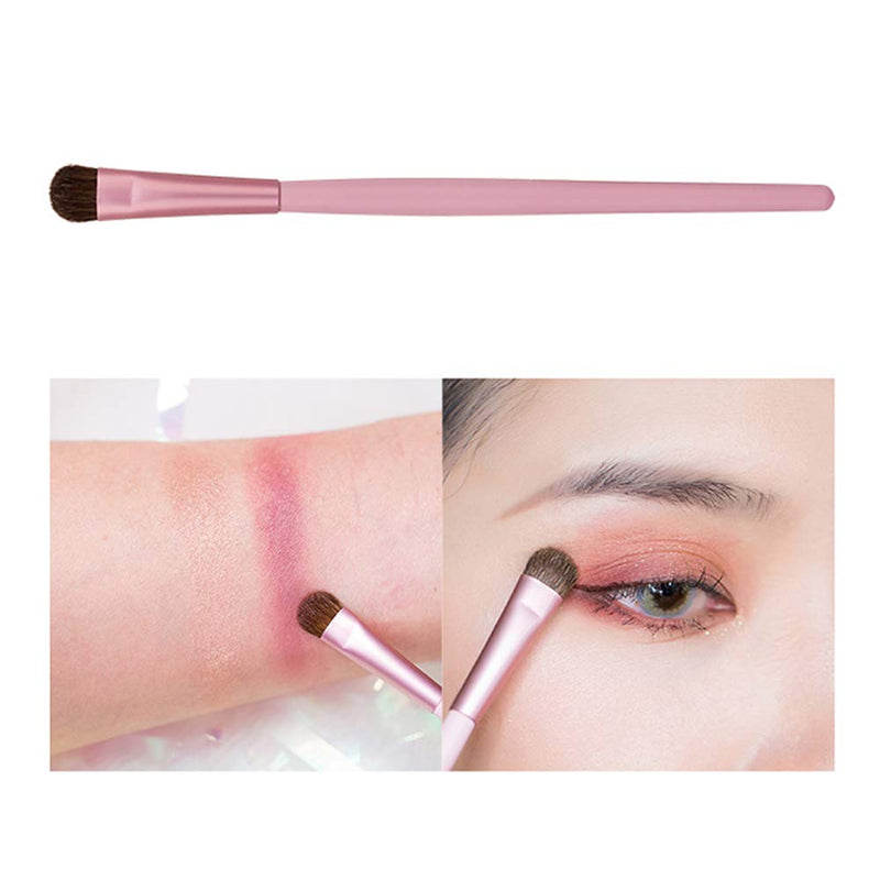 [Australia] - AKOAK 5Pcs/set Travel Portable Mini Eye Makeup Brush Set Apply Eyeshadow Eyeliner Eyebrow Brush Lip Makeup Brush Set Makeup Tools (pink) pink 