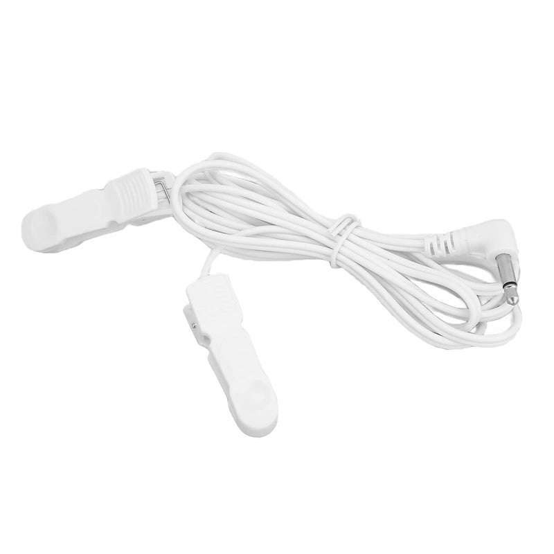[Australia] - 3.5mm TENS Ear Clip for TENS Unit Physiotherapy Machine, Electrode Wire Lead Connecting Cable for Promote Blood Circulation and Make Body Healthy 