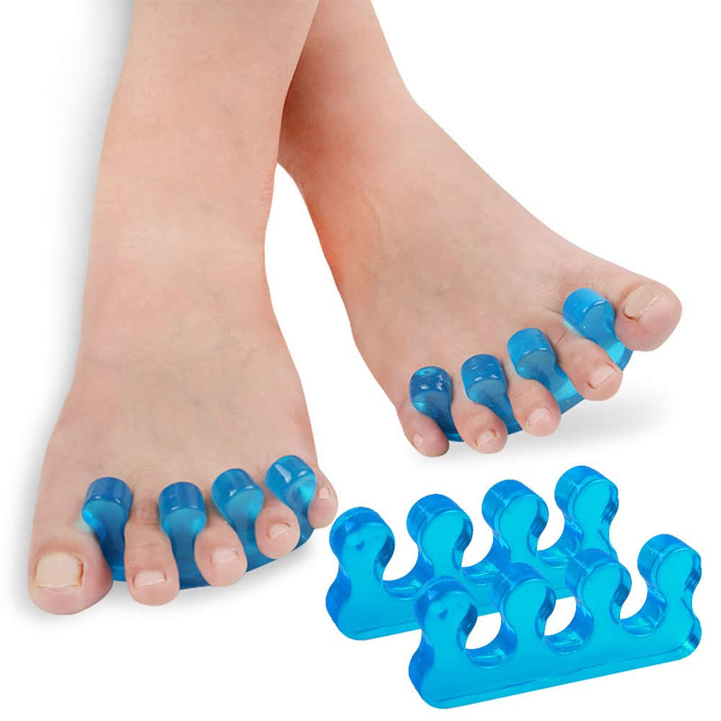 [Australia] - 3 Pairs Toe Separators Toe Stretcher Toe Spacers Toe Stretchers Separators for Overlapping Toes Bunions Hammer Toe Foot Pain Relief 