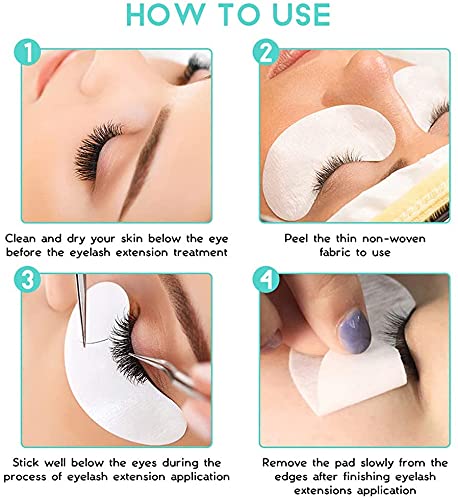 [Australia] - Chargenyang Under Eye Gel Pads Eyelash Extension Pads Lint Free DIY False Eyelash Lash Extension Makeup Eye Gel Patches Pack (50 Pair) 50 Pair 