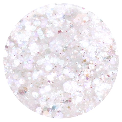 [Australia] - GLITTIES - Thin Ice - Iridescent Holographic Chunky Mixed Glitter ✶ COSMETIC GRADE ✶ Festival Body Glitter, Makeup, Face, Hair, Lips, Nails - (10 Gram) 0.35 Ounce (Pack of 1) White Chunky 