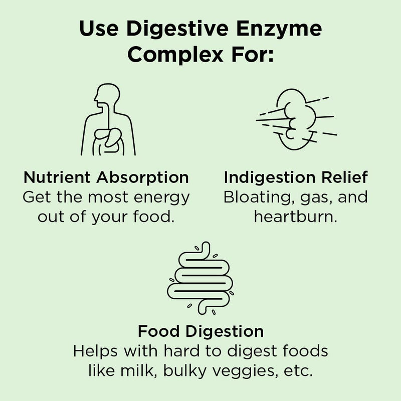 [Australia] - nbpure Digestive Enzyme Complex Vegetarian Capsules, 90 Count 