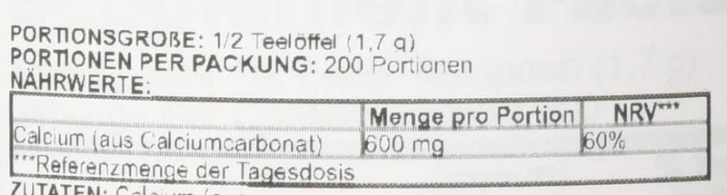 [Australia] - NOW Supplements, Calcium Carbonate Powder, High Percentage of Calcium, Supports Bone Health*, 12-Ounce 