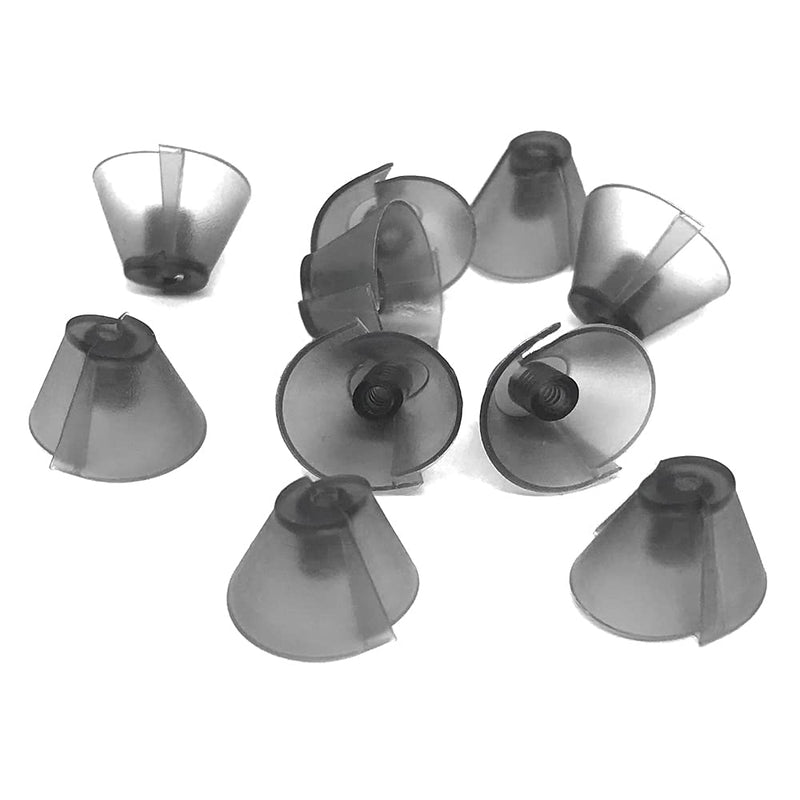 [Australia] - Smokey Hearing Aid Tulip Domes Ear Tips for Resound Sure Fit Style RIC RITE and Open Fit BTE Hearing Amplifier with Cleaning Tools Brush Cleaner and Carry Case 