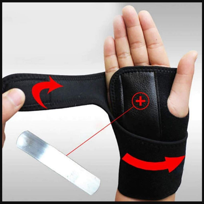 [Australia] - aibileec Regain R1 Carpal Tunnel Recover Wrist Brace with Removable Splint and Adjustable Support Wrap Universal Size (Right Hand) Right 