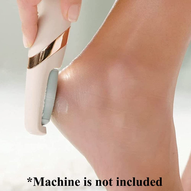 [Australia] - P4L 6 Pcs Pedicures Replacement Heads for Flawless Pedi Electric Tool Foot File,Pedi Replacement Roller Head fit Finishing Touch Flawless Pedi as seen on TV (3 Coarse & 3 Fine), Grey, 6 Pack 6 Pack/P4L 