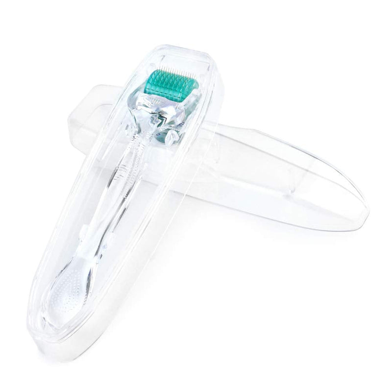 [Australia] - Aufgeld AG192 Titanium Diamond Shaped Individual Microneedle Derma Roller Skin Care for Face Facial Wrinkles Hair Loss Regrowth Stretch Marks Micro Needles Microneedling Needling Kit with Case 0.25mm 