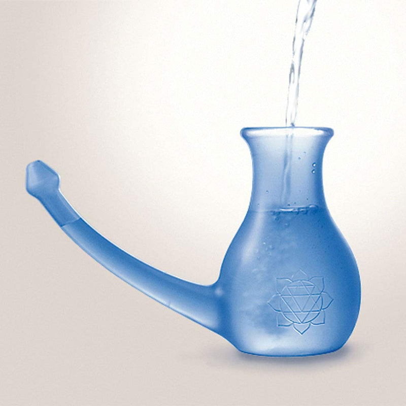[Australia] - Yoga-Mad Nosebuddy | The Ultimate Neti Pot | 0.5L Volume | Measuring Spoon Included | Lightweight and Durable PP Material | 3 Colours Available Blue 
