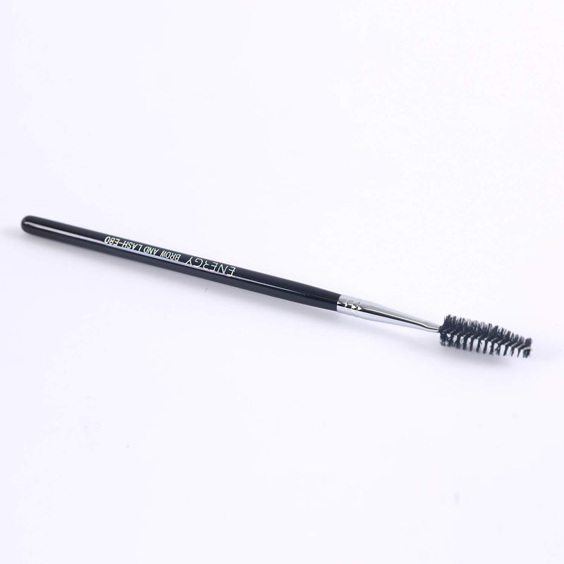 [Australia] - ENERGY Spoolie Brush E80 Makeup Eyebrow Brush Mascara Eyelash Makeup Brush Tool for Brow Powders Waxes Gels and Blends, Black 
