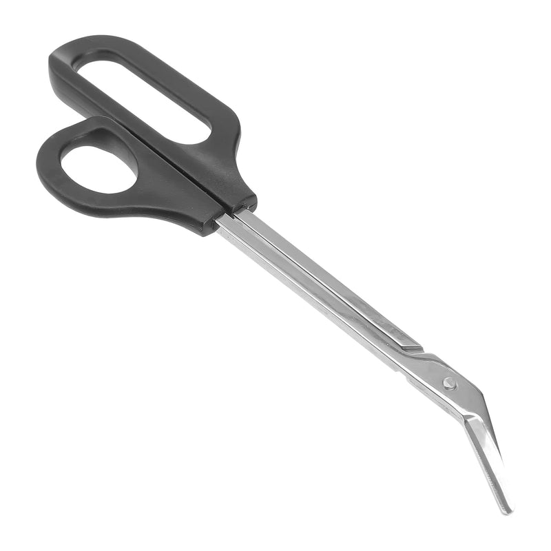 [Australia] - Minkissy Long Handled Toenail Scissors and Clipper Easy Cuticle Scissor for Thick Toe Nails Men Women Elderly (Black) 