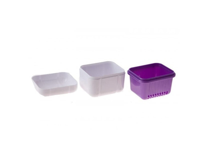 [Australia] - Wisdom Denture Bath With Rinsing Basket Pack of 1 