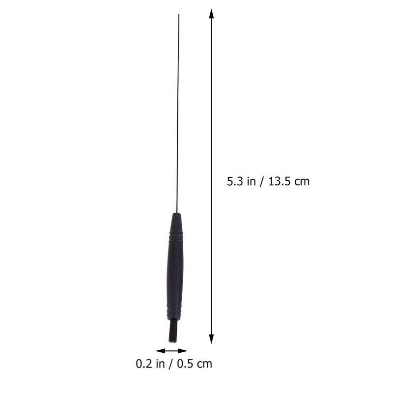 [Australia] - ULTECHNOVO 1 Set 4pcs Hearing Amplifier Cleaning Brush Hearing Aid Vent Cleaning Tool Earpiece Earmold Vent Cleaner for Sound Tubes 