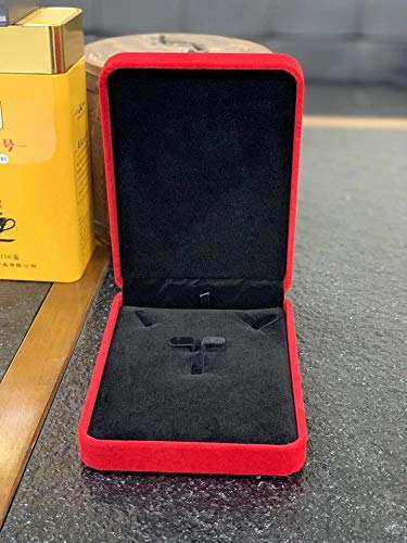 [Australia] - JunningGor Wedding Jewelry Sets Velvet Box Necklace Earring Ring Display Case Storage Holder (Red) Red 