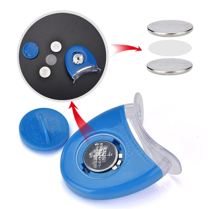 [Australia] - Teeth Whitening Kit 5×3ml Whitening Gel with Professional LED Light Reduce Sensitive Teeth Whitening Kit Remove Stains Whiten Teeth Quick Resultsing 