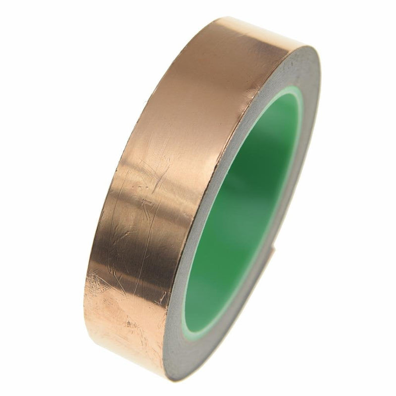 [Australia] - KAISH Double Conductive Copper Foil Paper Shielding Paper for Guitar & EMI Shielding,Crafts,Electrical Repairs,Grounding - 65 FT 25 mm(1") 25mm (1") 
