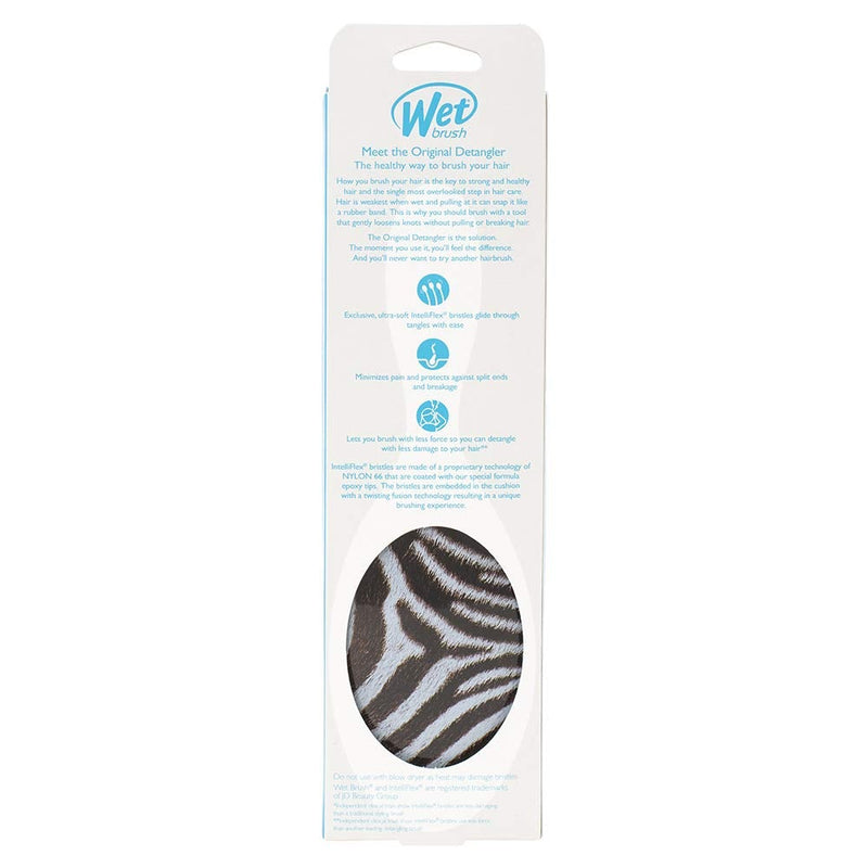 [Australia] - Wet Brush Original Detangler Brush - Safari Zebra By For Unisex - 1 Pc Hair Brush 
