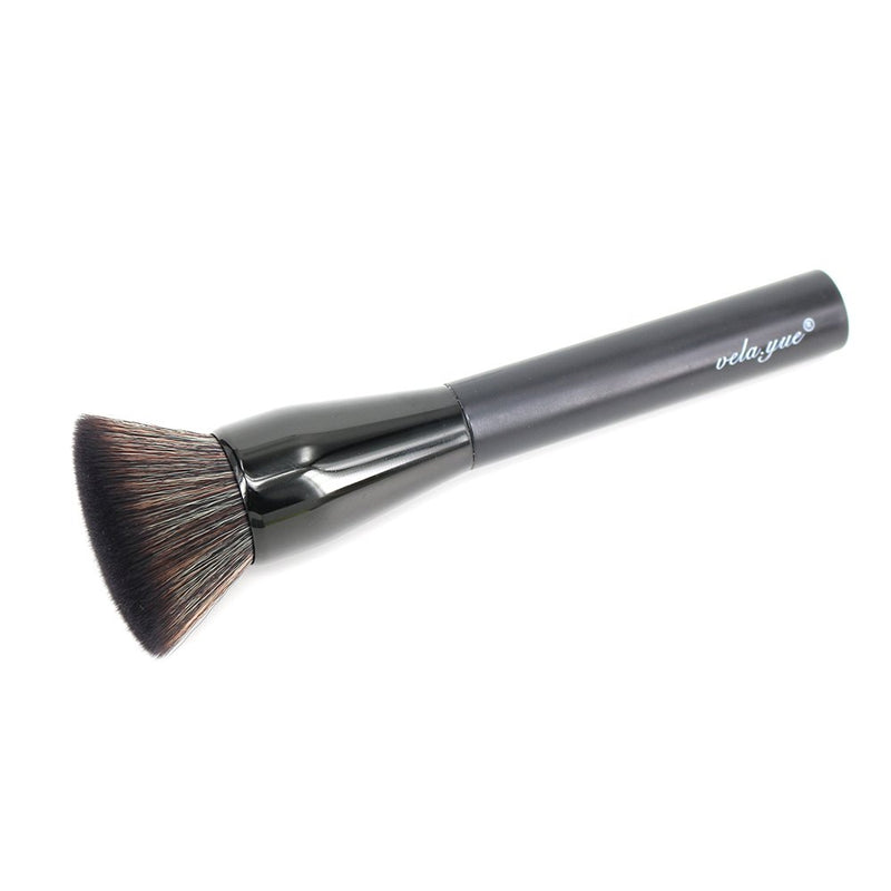 [Australia] - Vela.Yue Flat top Kabuki Makeup Brush for Powder Foundation Liquid Cream Blending Buffing Contouring Make up 